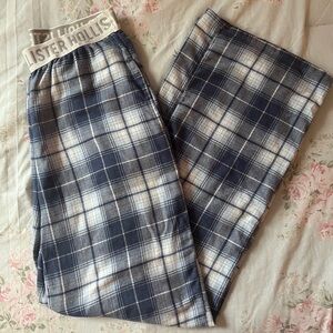 Plaid pj pants